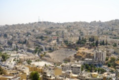 The view of the Roman Amphitheater from the Amman Citadel.