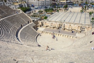 Roman amphitheater in Amman.